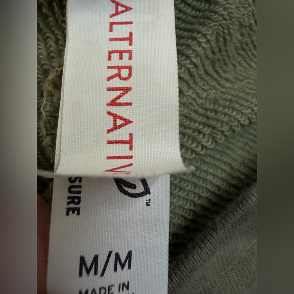 Alternative Apparel Olive Tie Dye Jogger Sweatpants Size M NWOT - Picture 5 of 5
